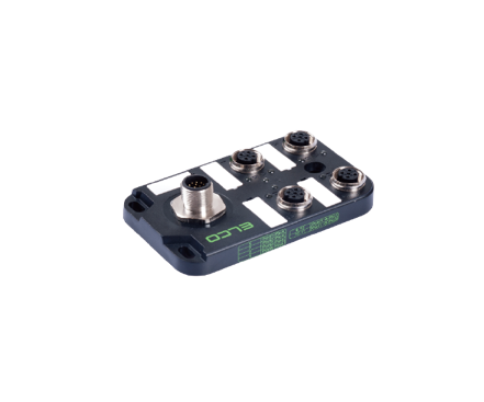 宜科塑料分線盒ESP4系列M12接口-M12連接器式出線