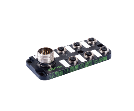 宜科塑料分線盒ESP6系列M12接口-M23連接器式出線