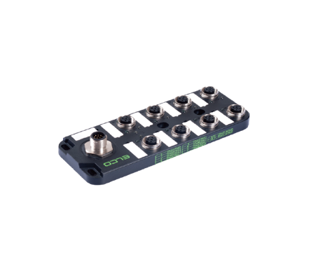 宜科塑料分線盒ESP8系列M12接口-M12連接器式出線