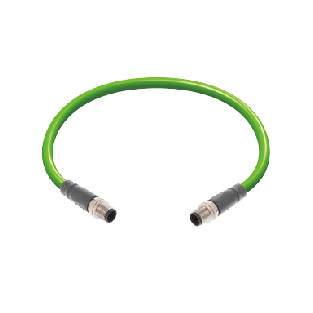 宜科預(yù)注自動(dòng)化總線連接器-ProfiNet M12/M12(針）雙端預(yù)注電纜