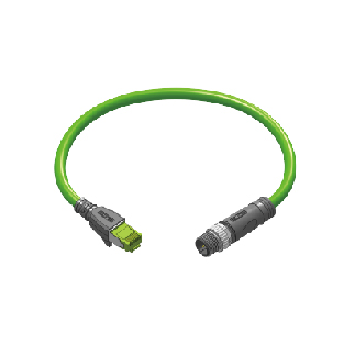 宜科ProfiNet 總線附件——RJ45-M8雙端預(yù)注電纜