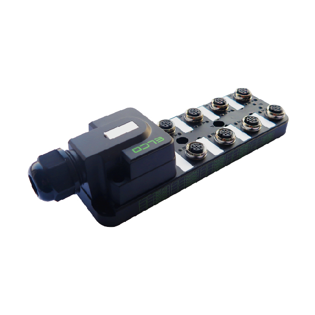 宜科塑料分線盒ESP8系列M12接口-端子式現場接線型
